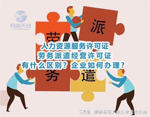 人力资源服务与劳务派遣经营许可证的区别及聊城公司办理劳务服务指南